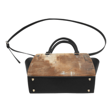Load image into Gallery viewer, Golden Path Beige Classic Handbag Top Handle | JSFA - JSFA - Original Art On Fashion by Jenny Simon