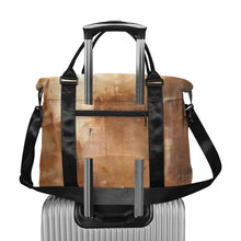 Load image into Gallery viewer, Golden Path Beige Ladies Weekender Travel Carry On Bag - JSFA - Art On Fashion by Jenny Simon