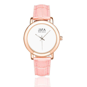 Logo Women's Watch Light Pink Band | JSFA - JSFA - Original Art On Fashion by Jenny Simon
