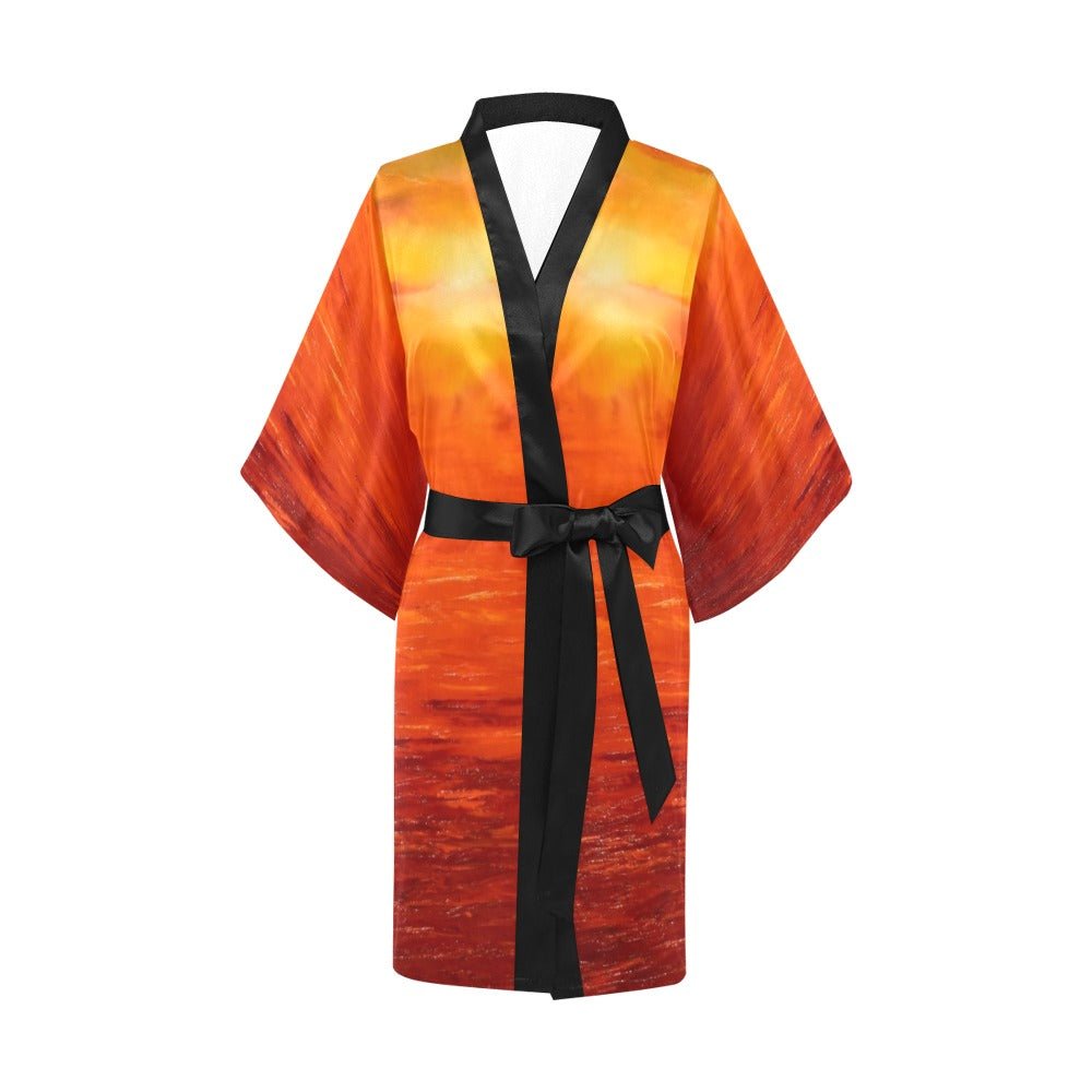 Magic Sunset Women's Kimono Robe | JSFA - JSFA - Art On Fashion by Jenny Simon