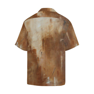 Men's Hawaiian Shirt Golden Path | JSFA - JSFA - Original Art On Fashion by Jenny Simon