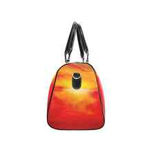 Load image into Gallery viewer, Orange Suset Magic Travel Bag | JSFA - JSFA - Original Art On Fashion by Jenny Simon