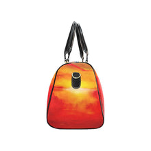 Load image into Gallery viewer, Orange Suset Magic Travel Bag | JSFA - JSFA - Original Art On Fashion by Jenny Simon