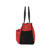 Load image into Gallery viewer, Red Rose Buds Pool Beach Tote | JSFA - JSFA - Art On Fashion by Jenny Simon