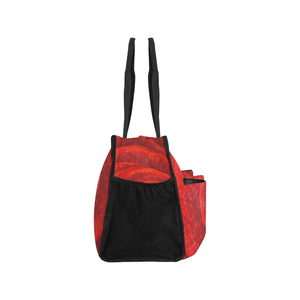 Red Rose Pool Beach Tote Bag | JSFA - JSFA - Art On Fashion by Jenny Simon