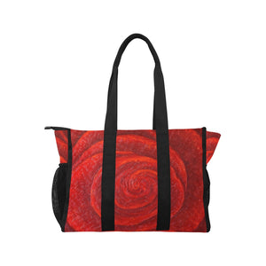 LV Red Art Tote Bag