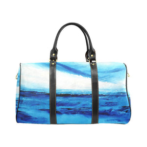 Spellbound Blue White Water Travel Bag | JSFA - JSFA - Original Art On Fashion by Jenny Simon