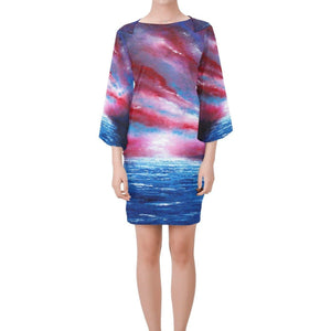 Stars And Stripes Bell Sleeve Dress | JSFA - JSFA - Original Art On Fashion by Jenny Simon