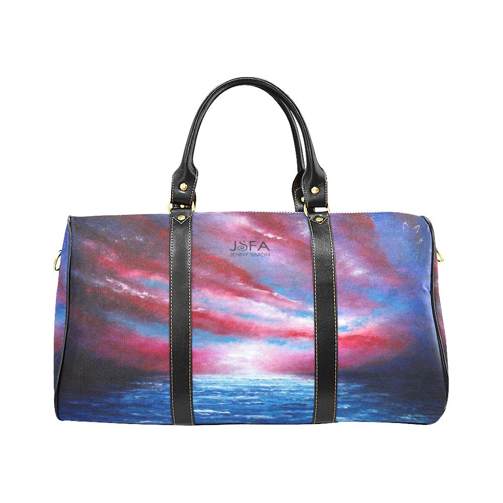 Stars And Stripes - Red, White, Blue Travel Bag | JSFA - JSFA - Original Art On Fashion by Jenny Simon