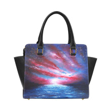 Load image into Gallery viewer, Stars &amp; Stripes, Red, White And Blue Handbag | JSFA - JSFA - Art On Fashion by Jenny Simon
