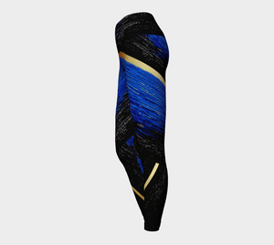 Stripes Water Yoga Pants | JSFA - JSFA - Original Art On Fashion by Jenny Simon